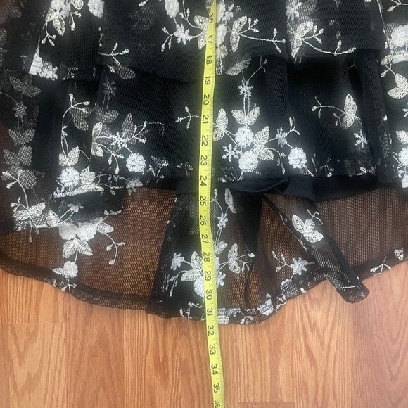 New Lulus Strapless Sweatheart High Low Little Black Dress Homecoming Size XS - Picture 4 of 6